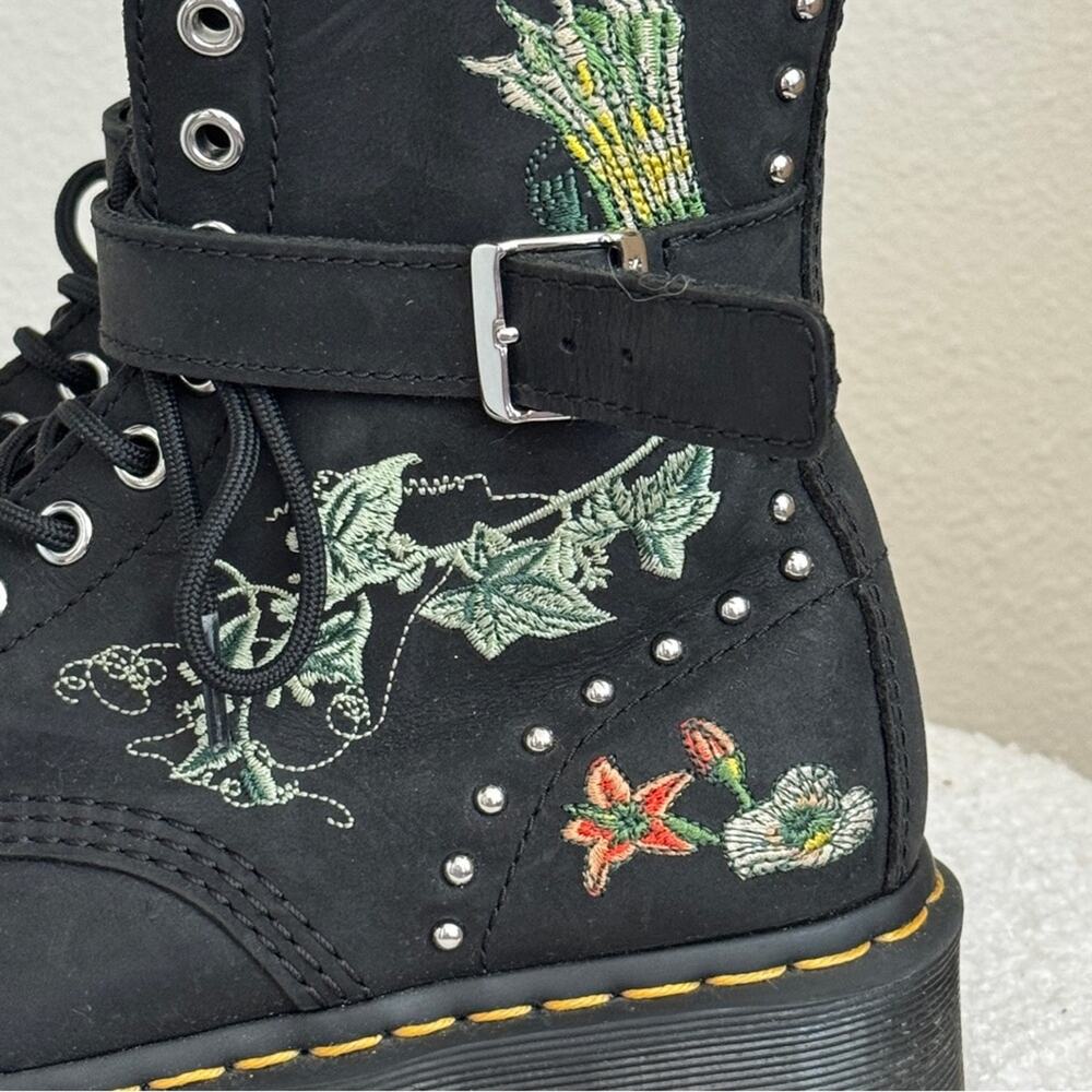 Dr. Martens Gomez Wild Botanicals Black Boots 6 - Picture 5 of 11